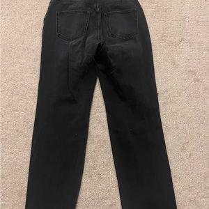 black ripped pacsun jeans, high waisted, size 25